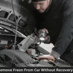 how to remove freon from car without recovery machine