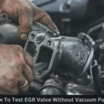 how to test egr valve without vacuum pump