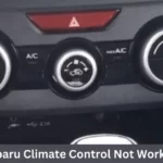 subaru climate control not working